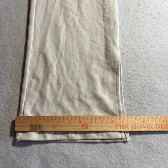 Vuori Lounge Sedona Straight Leg Sweatpants Cream Beige Casual Athleisure Size M - Picture 7 of 10